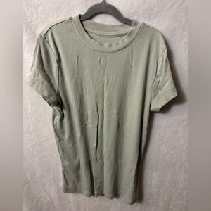 a new day Light Green Short Sleeve Tee